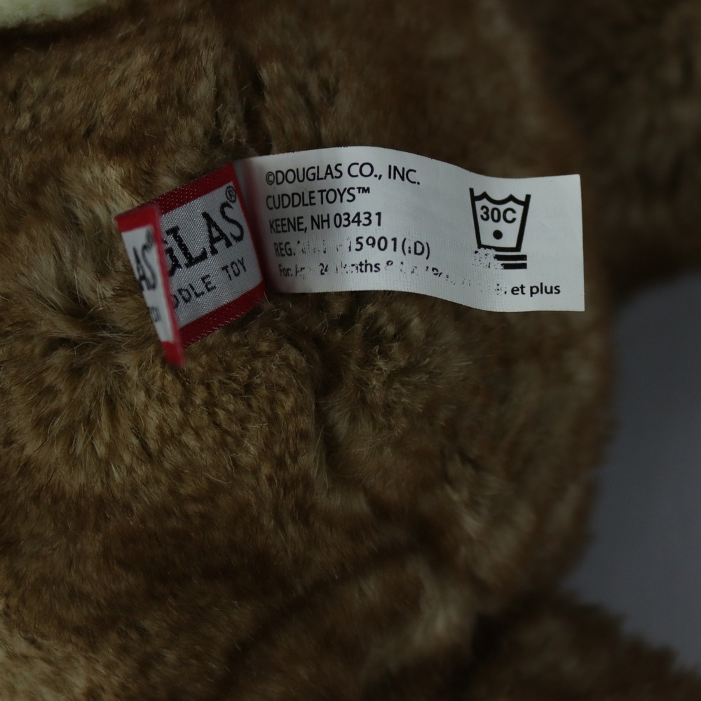 Douglas Cuddle Toys Truffle DLux Deluxe Sitting Bunny‎ 14" Brown Cream Plush - Picture 8 of 10